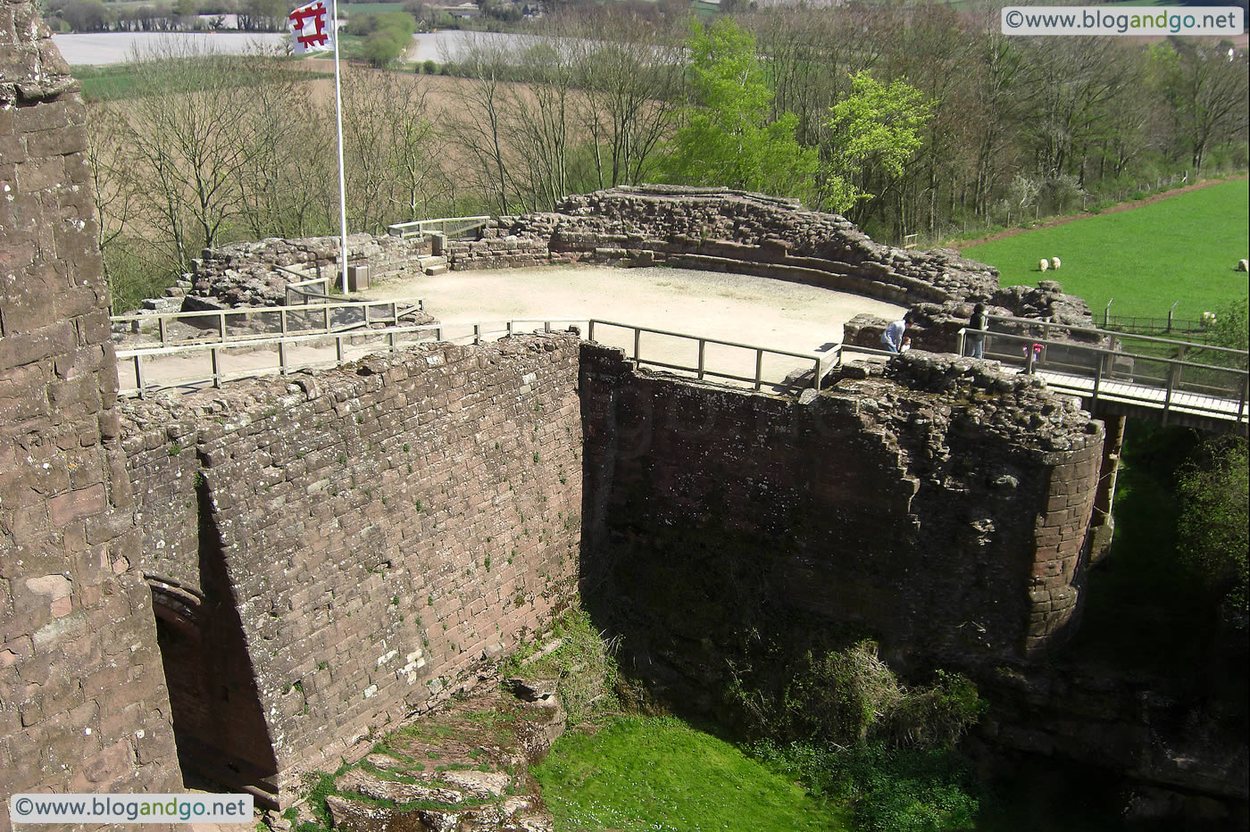 Goodrich - The Goodrich Castle barbican